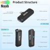 میکروفون یقه ای بی سیم بویا مدل BOYA BY-WM3T-D2+گارانتی شرکتی - Image 7