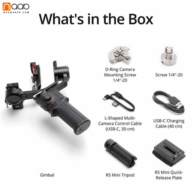 گیمبال و لرزشگیر دوربین DJI RS 3 Mini Gimbal Stabilizer - تصویر 3
