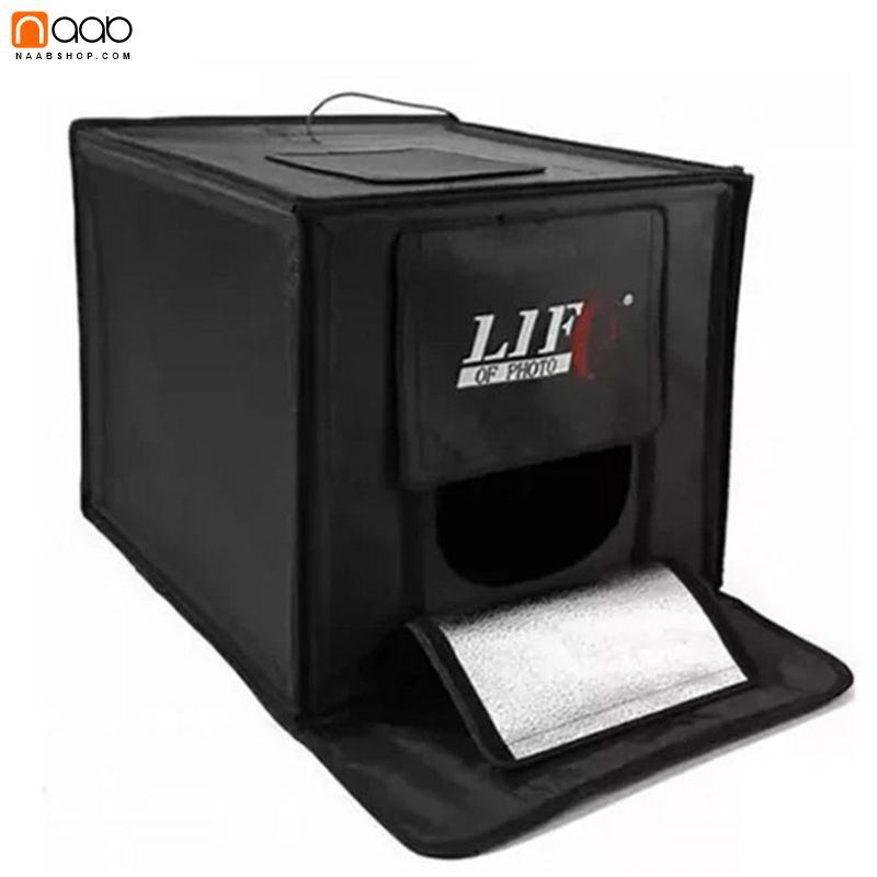لایت باکس تک دیمر لایف 50 سانتی متر LIFE OF PHOTO LED550S