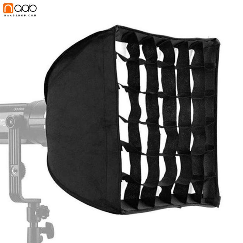 سافت باکس مربع PHOTOX SoftBox 60*60+زنبوری و دفیوزر