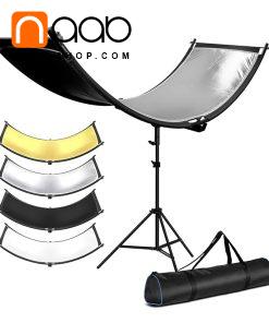 رفلکتور عکاسی خمیده (یو شکل) وسکات 180*60 U-Shape Curved Light Reflector