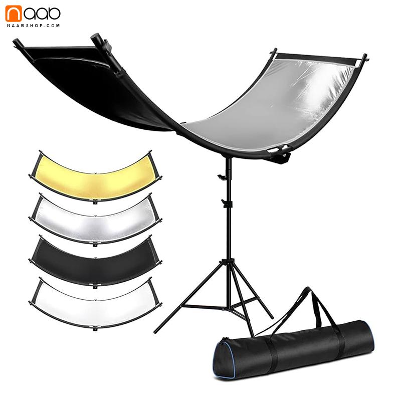 رفلکتور عکاسی خمیده (یو شکل) وسکات 180*60 U-Shape Curved Light Reflector