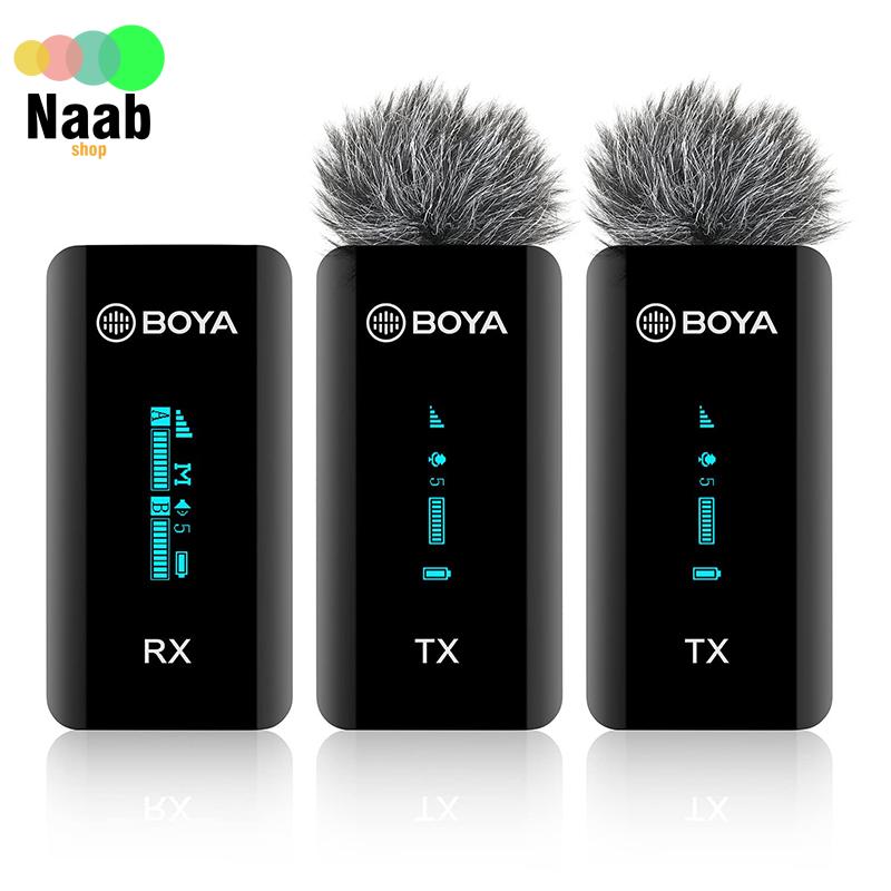 میکروفن بیسیم بویا مدل BOYA BY-XM6-S2+گارانتی شرکتی