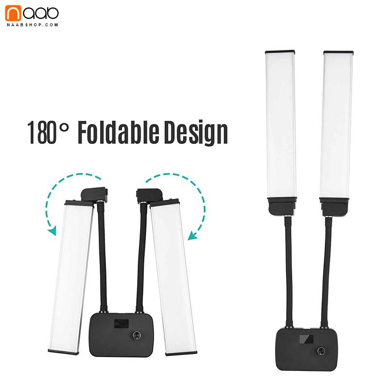 نور ثابت شاخ گوزنی(2 بازو) RoHS LFY_500 Double Arm Light+سه پایه و ریموت - Image 8
