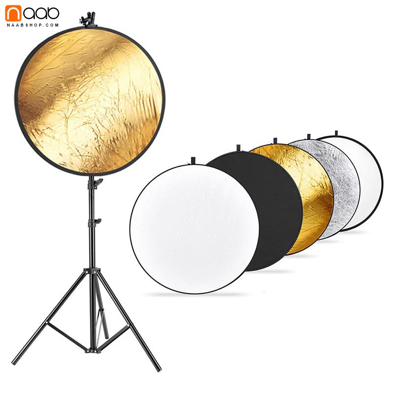 رفلکتور گرد پنج کاره NiceFoto Reflector 110cm 5 Layer