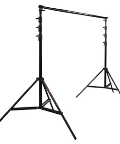 پایه فون پرتابل ilkeen hr-B07 Portable Background(میله 2 متری) +کیف قابل حمل و گیره