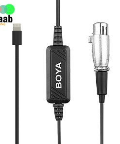 کابل میکروفون بویا Boya BY-BCA7(تبدیل XLR به آیفون)+گارانتی رسمی