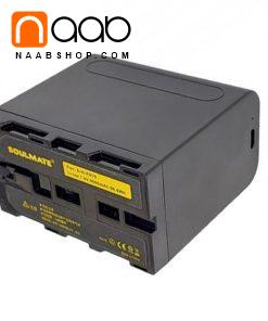 باتری دوربین Soulmate S-H-F970 با ظرفیت 9000mAh و شارژر داخلی