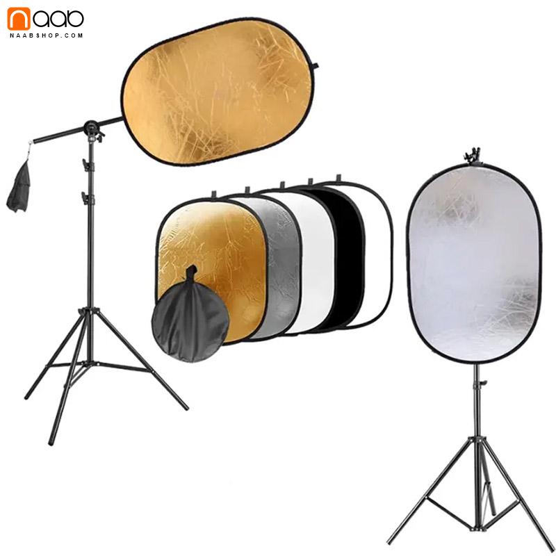 رفلکتور پنج‌کاره بیضی Ovoo Reflector 5in1_90×120cm