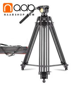 سه پایه حرفه ای فیلمبرداری بیک پرو Beike Q2600 Video Tripod