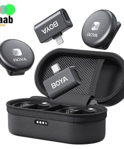 میکروفون یقه ای سکه ای بویا BOYA OMIC COMBO Wireless Microphone