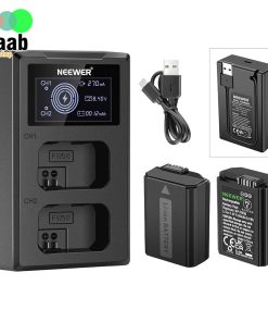 پکیج شارژر و باتری دوربین نیور Neewer NP-FW50 Dual Charger