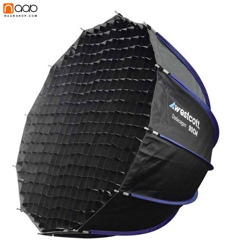سافت‌باکس چتری پرتابل وسکات Westcott Dodecagon 90CM Softbox