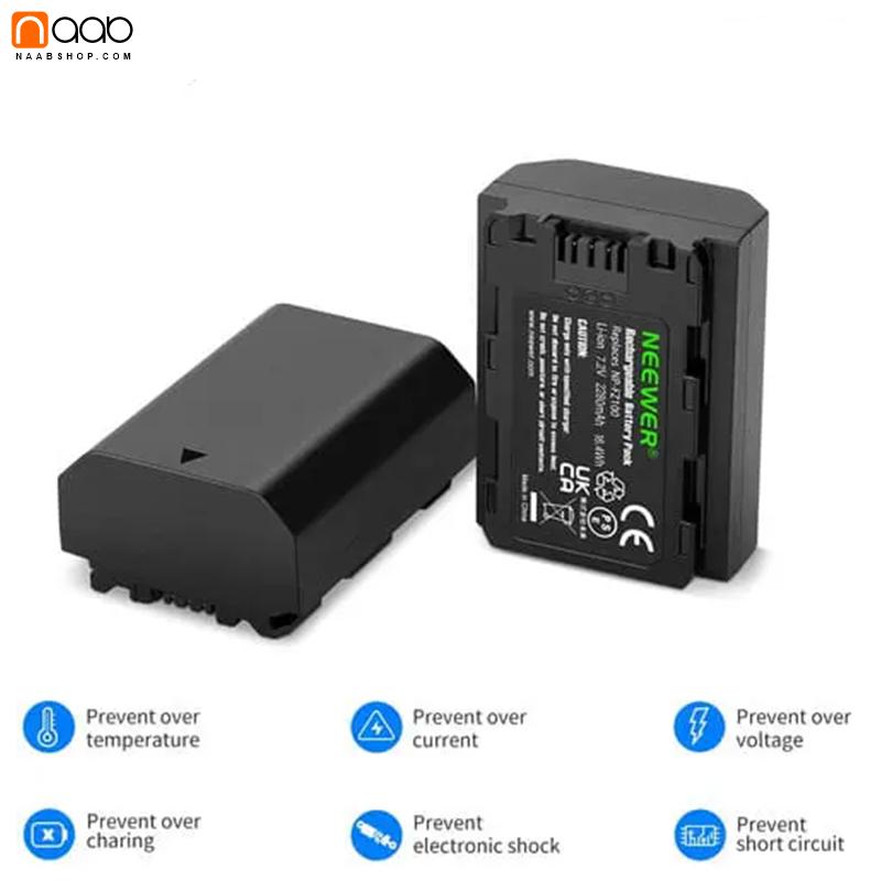 کیت شارژر و باتری نیور NEEWER NP-FZ100+شارژر دوبل و 2 عدد باتری - Image 6