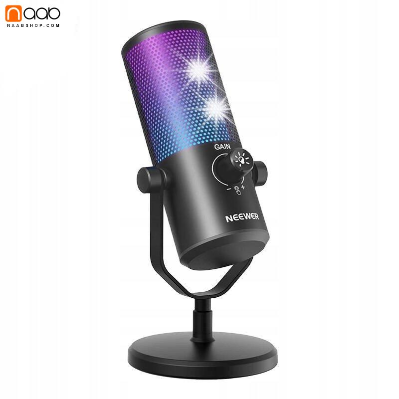 میکروفن گیمینگ USB RGB نورانی NEEWER CM24 RGB Light USB