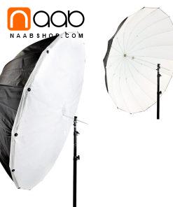 چتر عکاسی داخل سفید لایف Life of photo Umbrella 180cm+دفیوزر