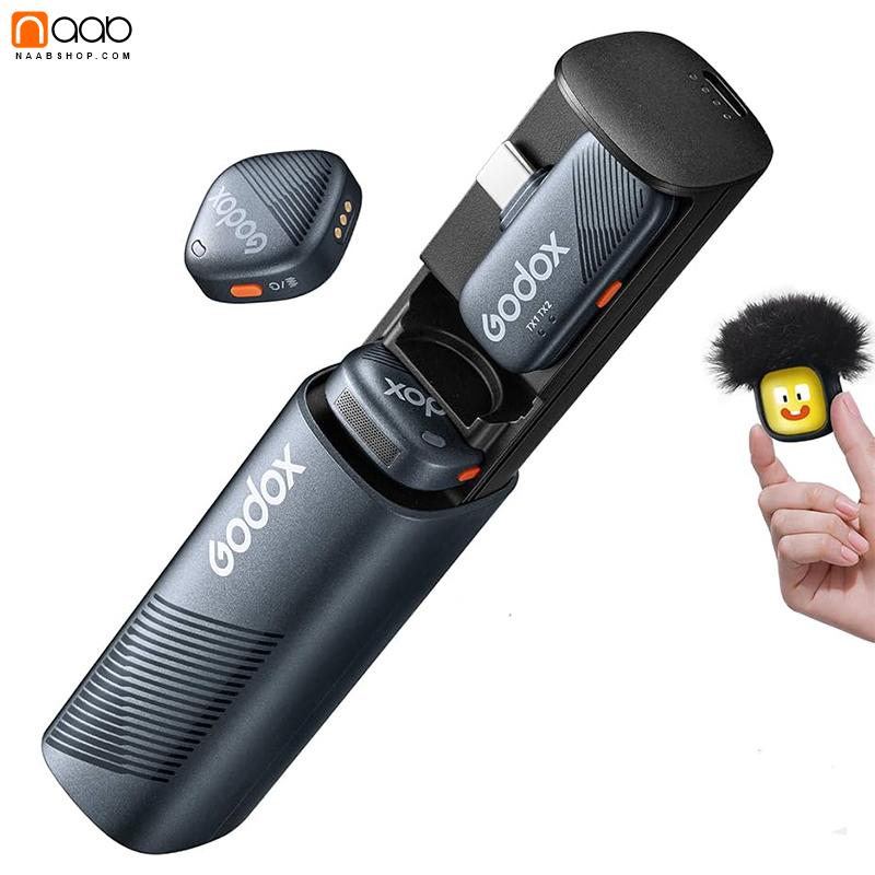 میکروفون یقه‌ای بی‌سیم GODOX Cube SC Wireless Microphone