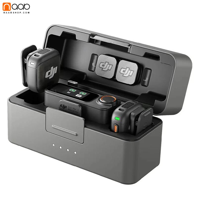 میکروفون بی‌سیم دی جی آی DJI Mic 3 -2Person Compact Wireless Microphone