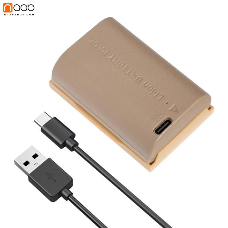 باتری دوربین کانن SIDANDE LP-E6N+کابل TYPE C