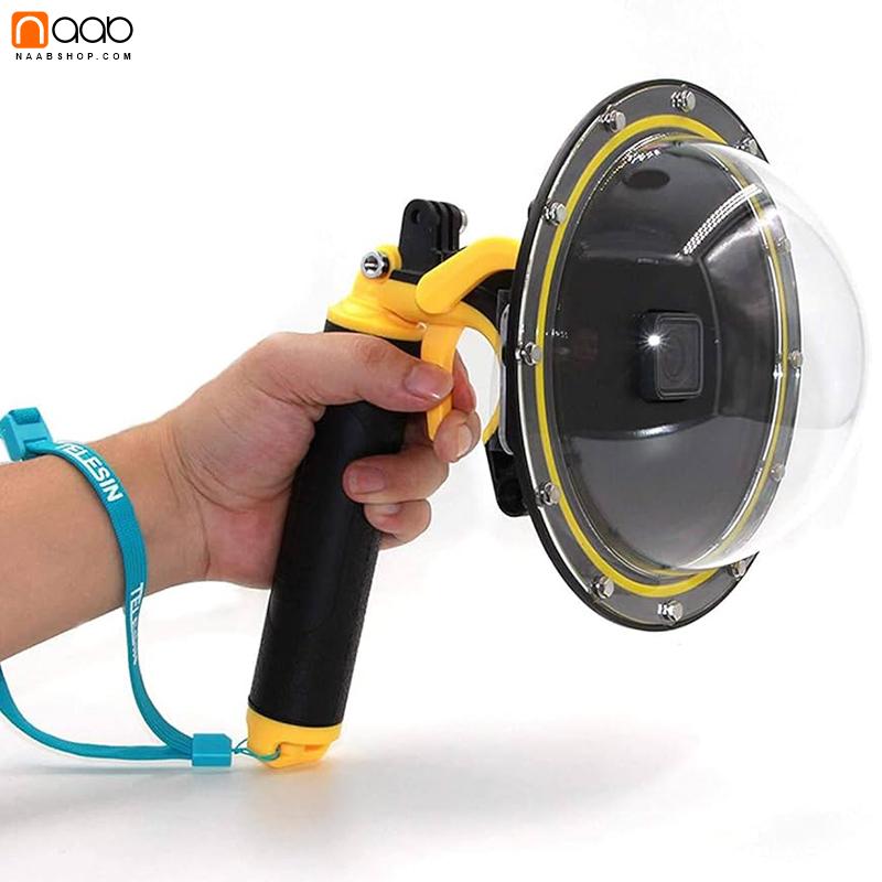 لنز غواصی پورت گنبدی دوربین‌های گوپرو TELESIN 6 inches Dome Port Lens for GoPro Hero