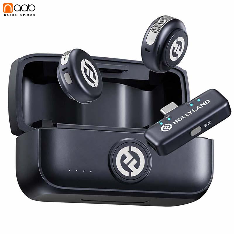 میکروفون دوکاربر بی‌سیم هالی لند Hollyland LARK M3 Combo 2TX & 1RX